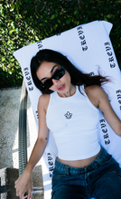 Load image into Gallery viewer, Trevi crop top - White
